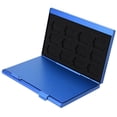 thumbnail image 2 of 1 pcs Aluminum Memory Card Case Storage Box for SD Card TF Card Holder Case Hold (12 Slots), 2 of 8