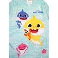thumbnail image 3 of Boys' gilrs Robes and Sleepwear Collection, Aqua Baby Shark Sleeper, 3T, 3 of 3
