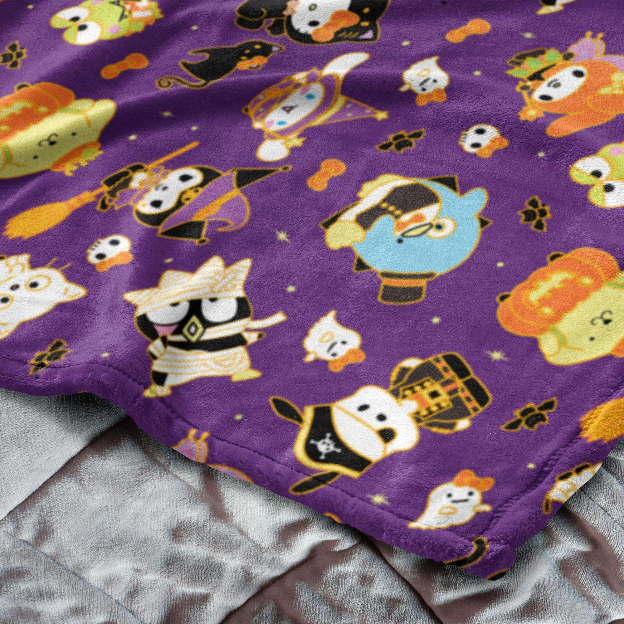 Hello Kitty & Friends Halloween Gold Kids Silk Touch Throw Blanket