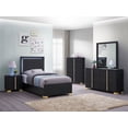 thumbnail image 2 of Marceline 5-piece Twin Bedroom Set Black, 2 of 19