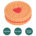 thumbnail image 5 of vnanda Dog Teething Toy Dog Chew Toy Simulation Biscuit Cake Design Bite-resistant with Squeaker Relieve Boredom Teeth Grinding Pet Dog Toy Tough Dog Toy, 5 of 8
