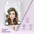 thumbnail image 5 of Impressions Vanity Hollywood Tri Tone LED Makeup Mirror, 360 Degree Swivel Mirror (White), 5 of 11