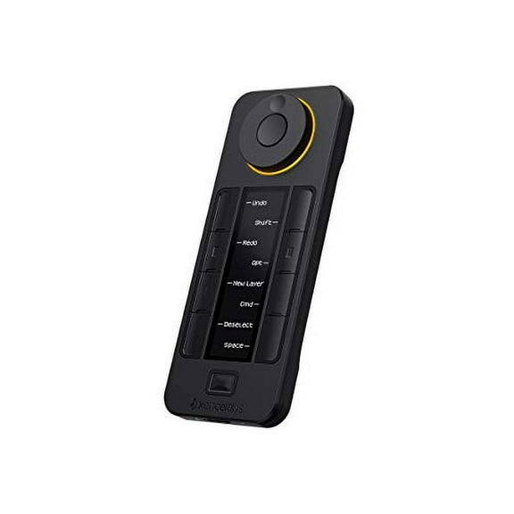 Xencelabs Quick Keys - Keypad - with OLED display - wireless - USB, RF - carbon black - for Xencelabs Pen Display