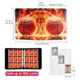 thumbnail image 3 of Carpeta para cartas de baloncesto YDEPLVEO de 900 bolsillos con cierre de cremallera, 3 of 7