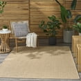 thumbnail image 4 of Nourison Tulum 6' x 9' Taupe Outdoor Rug, 4 of 11