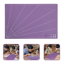 BESTYASH Double Sided Purple Plastic Cutting Mat Non Slip Durable Craft Sewing Quilting Fabric Board