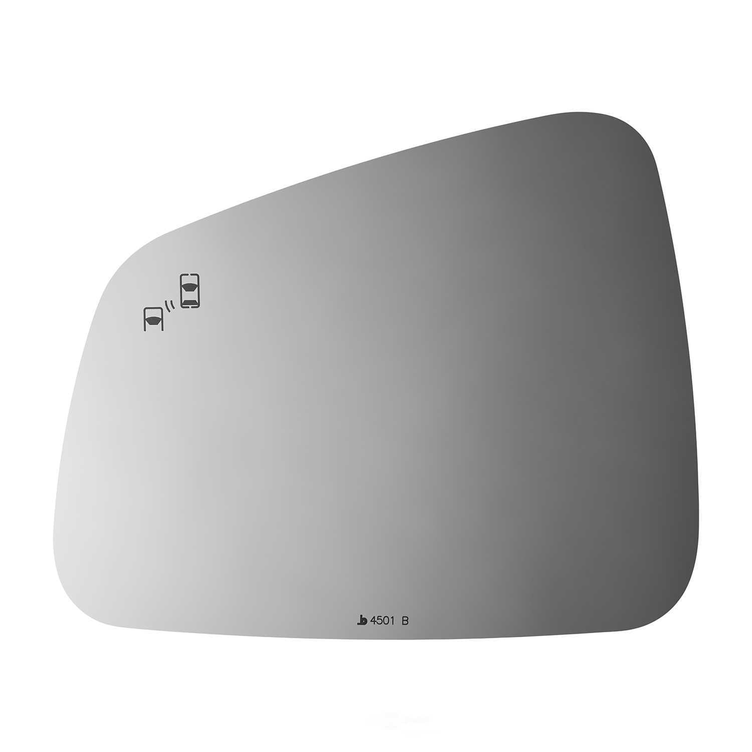 Burco Side View Mirror Replacement Glass - Clear Glass - 4501B