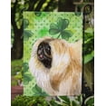thumbnail image 3 of Carolines Treasures BB9855GF Pekingese St.Patricks Flag - Garden Size, 3 of 3