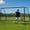 21x7FT black, variant on SLSY Steel Soccer Goals, 18x7/21x7/24x8 ft Soccer Goals for Backyard, Full Size Soccer Goal for Teens & Adults Training