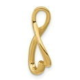 thumbnail image 2 of 14k Yellow Gold Fancy Omega Slide Pendant, 2 of 4