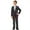 Colorful Heart Love, variant on Pug Dog Paw Bone Print Boys Suit Kids Tuxedo Suits for Boy Toddler Prom Wedding Outfit 2-Piece Blazer Pants Set, 6-7 Years
