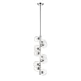thumbnail image 2 of Z-Lite 455-10 Marquee 10 Light 35" Tall Clear Glass Orb Pendant - Chrome, 2 of 4