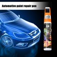 thumbnail image 6 of Automotive Paint Repair Pen - Scratch Removal Touch Up Kit for Cars, 12ml (Black, Blue, White, Red, Silver, Gray) - Easy-to-Use Brush & Pen Tip - Includes Mixing Balls - 4.53" x 0.39", 6 of 7