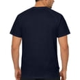 thumbnail image 5 of LPZOOGU Men's Mesh Raglan T-Shirt Short Sleeve Crew Neck Athletic Sport Tee Breathable Quick Dry Running Shirt Color Block Gym Top, 5 of 7
