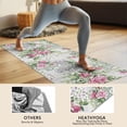 thumbnail image 4 of Pioneer Flower Floral Print Pattern Hot Yoga Mat Towel Non Slip for Hot Yoga - Quick-Drying Yoga Mat Cover with 4 Corner Pockets with Travel Bag - Hot Yoga Towel Non Slip 74"x26", 4 of 6