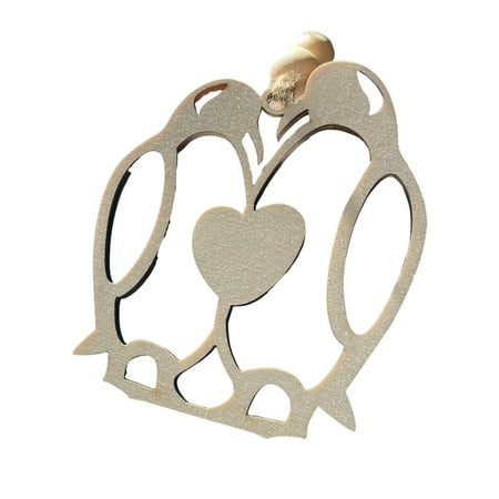 

WIQUOKETT Fall Decor Story Of Love and Loyalty Elephant Wooden Decorative Gift Sisters Friendship and Friendship Wooden Pendant for Animals Fall Decorations for Home