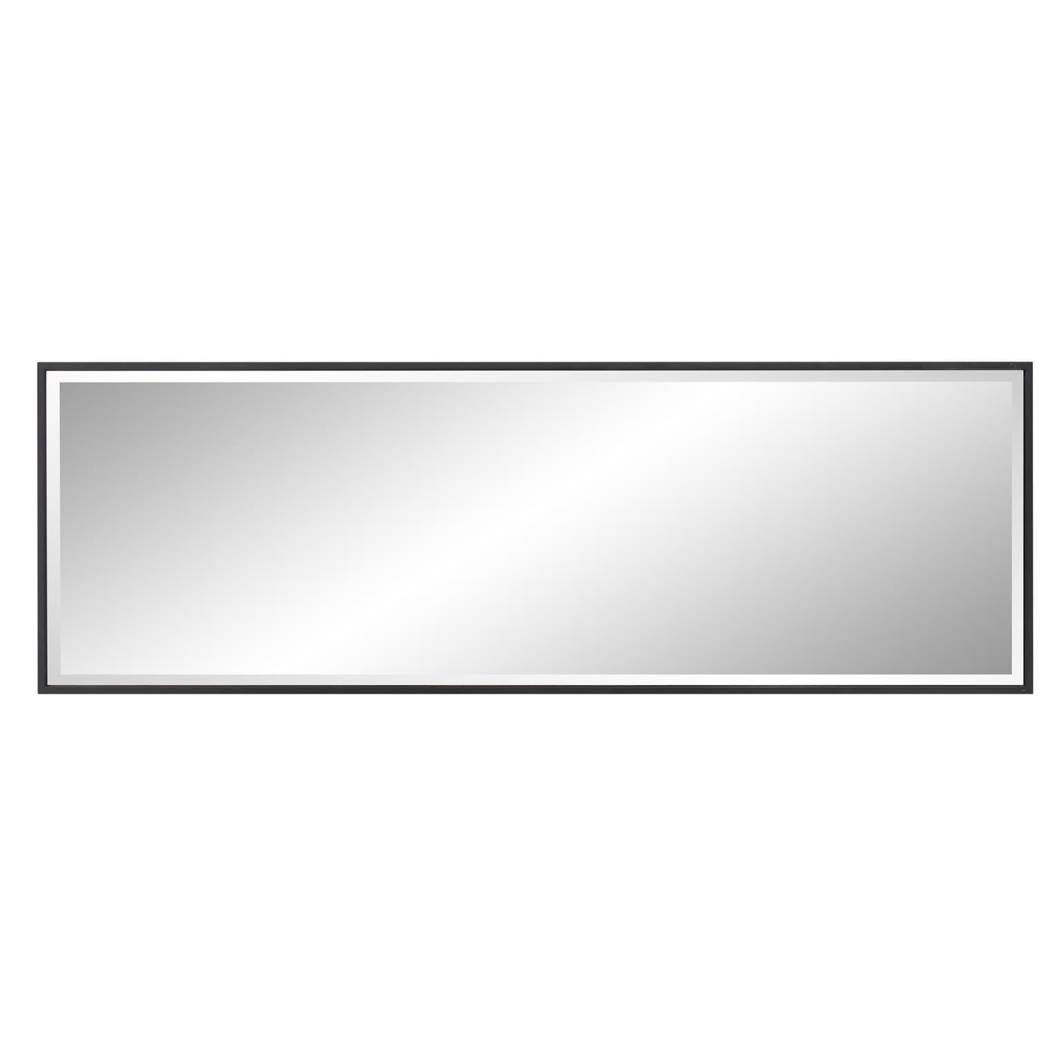 Tyler Dillon Black Rectangular Full Length Beveled Wall Mirror 20"W x 60"H