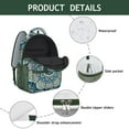 thumbnail image 4 of Exotic Cultural Mandala Waterproof School Bag - Ergonomic Backpack for College Students & Commuters, 4 of 6