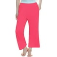 thumbnail image 2 of Htigea Girls Sweatpants Front Seam Drawstring High Waist Wide Leg Sweat Pants Baggy Causal Kids High Waisted Pink,13 Years, 2 of 4