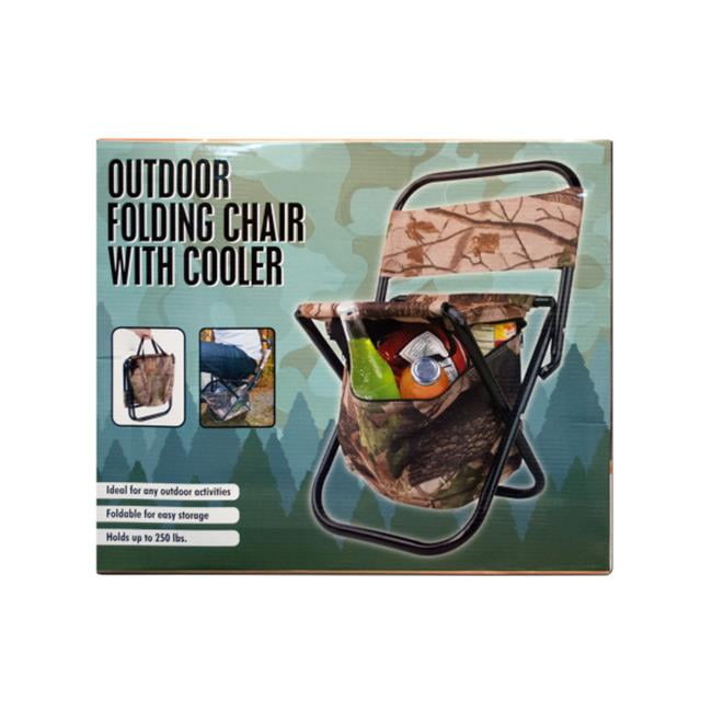 Bulk Buys GW3221 Outdoor Folding Chair with Cooler Bag