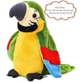 thumbnail image 1 of Juguete De Loro Eléctrico, Juguete Parlante, Juguete De Peluche, Con Función De Grabación Y Reproducción, Juguete De Peluche Para Niños Y Adolescentes (verde) Rojo Verde Cocina, Decoración y Otros, 1 of 5