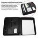 thumbnail image 2 of Vegan Leather Folder Zippered Closure Portfolio for Business /Table and Card Interview Resume Binder, 2 of 5