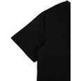 thumbnail image 4 of Camiseta informal con gráfico de barra de chocolate para mujer: suave, cuello redondo, manga corta, lavable a máquina, negra, con diseño vintage, perfecta para primavera y verano, ideal para deportes, 4 of 6
