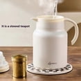 thumbnail image 3 of Teapot Titanium Teapot Household Sealed Teapot White, 3 of 5