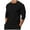 Black, variant on qolati Long Sleeve Shirts for Men Casual Button Down Henley Pullover Tee Lightweight Classic Fit Sport Athletic T-Shirts Sky Blue XXXL