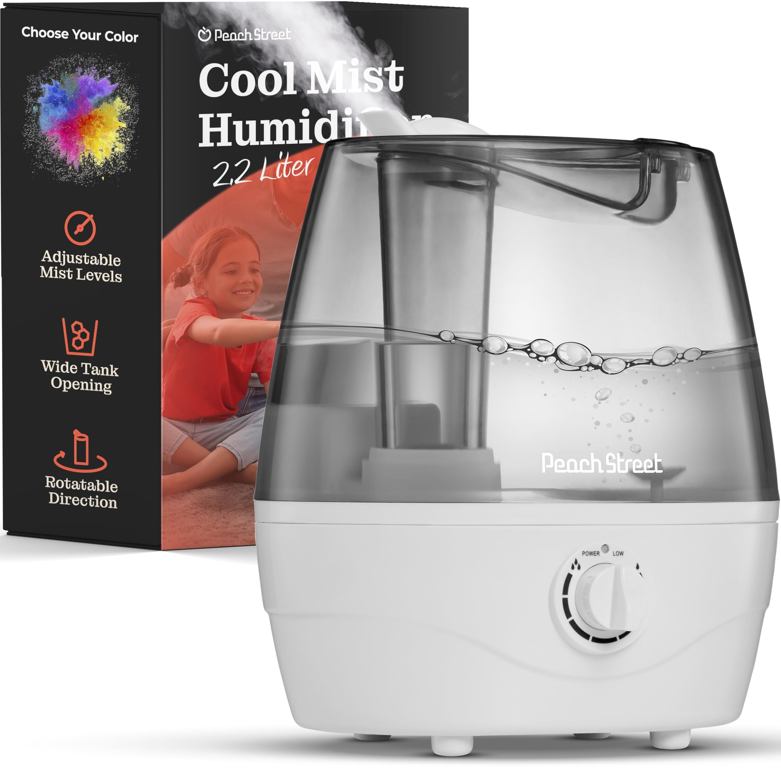Humidificateur Portable Sans Fil 1,5L - Brume Fraîche Pour Chambre, Bureau, Plantes - Silencieux - 7