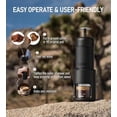 thumbnail image 6 of Classic Portable Espresso Maker, 2 IN 1 Travel Coffee Maker Compatible Ground Coffee & NS Original Pods, Espresso Machine with Stainless Steel Chamber for Travel Camping, Manually Operated, 6 of 8
