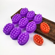 Silicone Massage Bar Soap Molds Food Grade Silicone Molds BPA Free Soap Making
