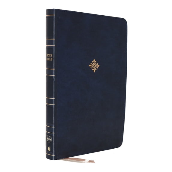 Pre-Owned Nkjv, Reference Bible, Center-Column Giant Print, Leathersoft, Blue, Red Letter Edition, Comfort Print: Holy Bible, New King James Version (Imitation Leather) 0785238409 9780785238409