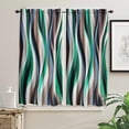 thumbnail image 3 of Abstract Gradient Line Color Block Curtain Home Decoration Living Room Short Curtains Window Treatments For Kitchen Bedroom, 3 of 6