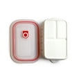 thumbnail image 4 of Microwavable Ceramic Bento Box With Seal Rectangular Shape With Dividers, 4 of 11