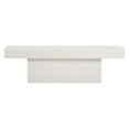 thumbnail image 2 of Seasonal Living Perpetual T-Bench Concrete Dining Bench in Ivory White, 2 of 4