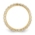 thumbnail image 3 of 14k Yellow Gold Round Cut Diamond Eternity Wedding Band Anniversary Ring Size 8.5 - 1 Ct., 3 of 5