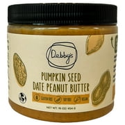 Debby's Date Sweetened, Pumpkin Seed, Gluten Free, No Added Sugar Peanut Butter 16oz
