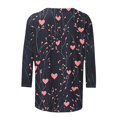 thumbnail image 3 of Cilsoka T Shirts for Women Loose Fit Plus Size Tops for Women Trendy Fall Winter with Sleeves Oversized Graphic Tees for Women Beach Crew Neck Tops for Women Loose My Orders past Orders, 3 of 4