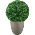 thumbnail image 4 of Visland 2PCS Artificial Plant Topiary Ball Faux Boxwood Decorative Balls for Backyard, Balcony,Garden, Wedding and Home Decor, 4 of 5