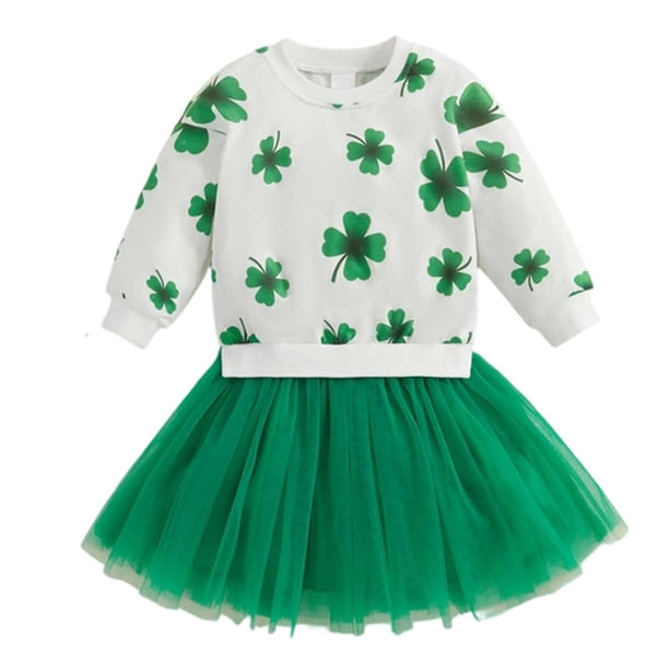 Vestido de Manga Larga de Niñas Vestido de Moda de Impresión Casual para Niños Durante 6 Meses-6 Años, Uso de Fiesta de Poliéster Suave