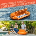 thumbnail image 5 of Cuddy Floating Cooler and Dry Storage Vessel - 40QT - Amphibious Hard Shell Design, Orange, 5 of 6