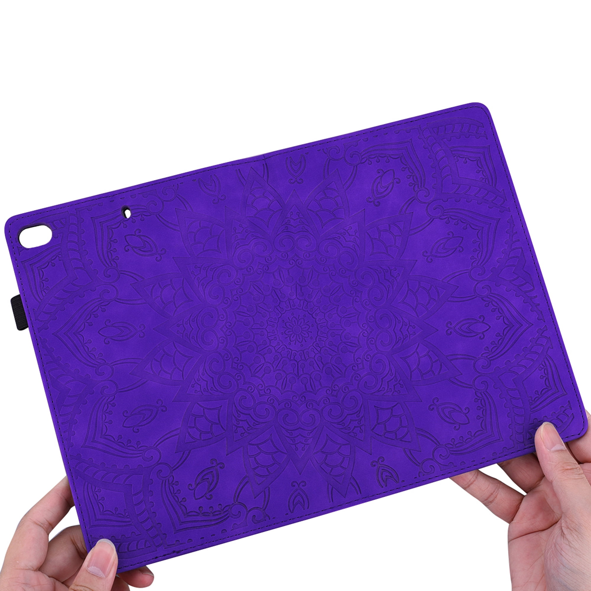 K-Lion for Apple iPad 10th Generation Folio Flip Case, 2022 iPad 10.9 Inch Case with  Pencil Holder & Card Holder Slots,Luxury PU Leather Shockproof Stand Slim Shell Cover for iPad A2757 A2777,Purple