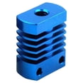 thumbnail image 1 of Miulika 3D Printer Extruder Aluminum Heat Radiator Heatsink Cooling Fin 22x27mm Blue, 1 of 4