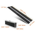 thumbnail image 3 of KFFKFF Mobile Accessibility Ramp, 10 ft with 800 lbs Load-Bearing, Anti-Slip Aluminum Collapsible Threshold Ramp, Compact Mobility Scooter Ramp Wheelchair Access, Disability Ramp, 3 of 9