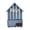 Blue, variant on Coffee Coffee Brown Wall Mount Key Organizer With Rustic Design Provides Centralized Storage For Keys Mail And Accessories Near The Front Door