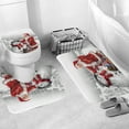 thumbnail image 2 of Bath Rugs Set Soft Non-Slip Absorbent Bathroom Floor Mats Christmas Decor Machine Washable 3Pcs, 2 of 5