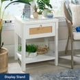 thumbnail image 5 of Sauder Isabella Isle Engineered Wood Bedroom Nightstand in White, 5 of 14