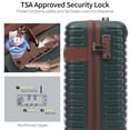 thumbnail image 2 of EUROCO 3 Piece Luggage Set, 20" Carry-on Suitcase with TSA Lock and Spinner Wheels, Lightweight Hardshell ABS Suitcase Set for Men Women,Green, 2 of 8