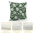 thumbnail image 4 of Creowell Vintage Flower Pillow Covers  Sage Green Floral Decor Throw Pillows Case for Couch Old Style Cute Pillowcase Outdoor Decorative Cushion Cases for Sofa Bed Decorations White, 4 of 5
